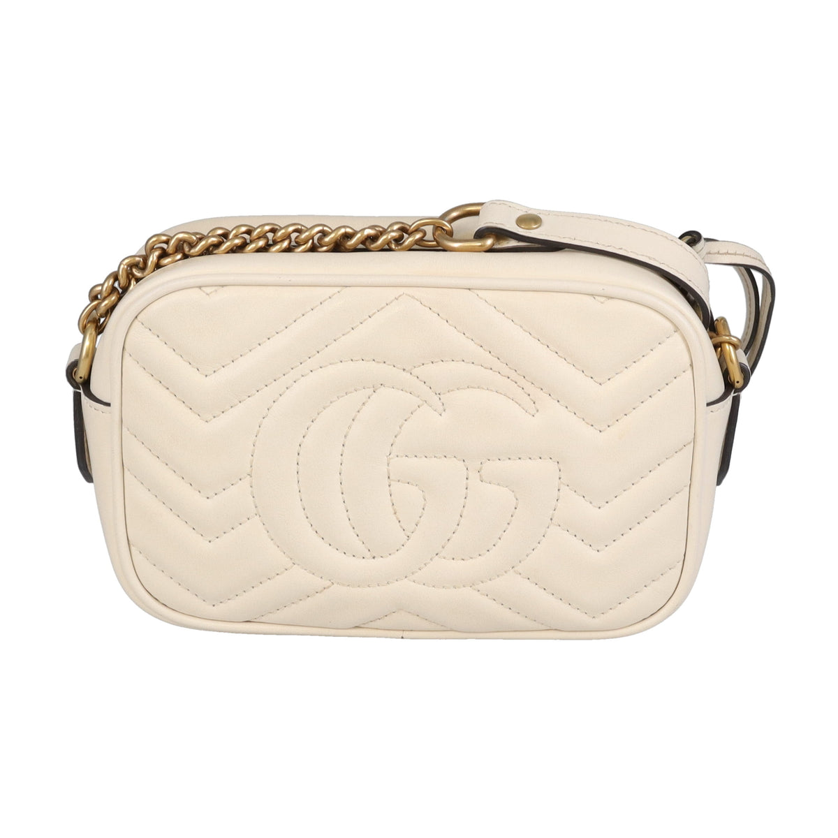 Gucci Marmont Old Model Mini Camera Bag Ivory GHW