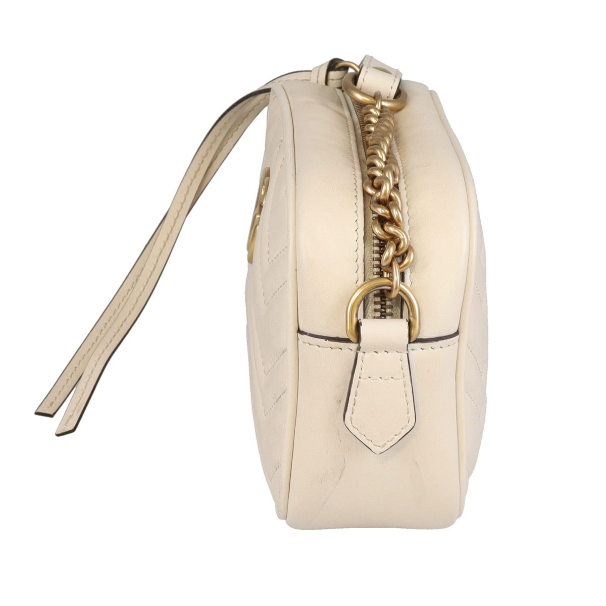Gucci Marmont Old Model Mini Camera Bag Ivory GHW