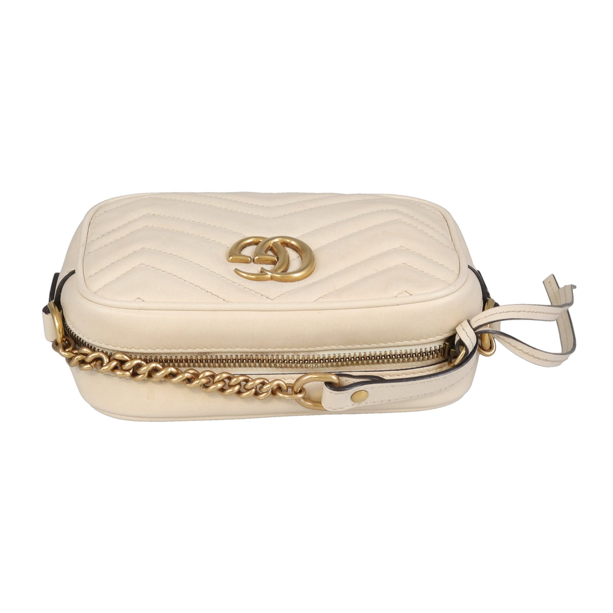 Gucci Marmont Old Model Mini Camera Bag Ivory GHW