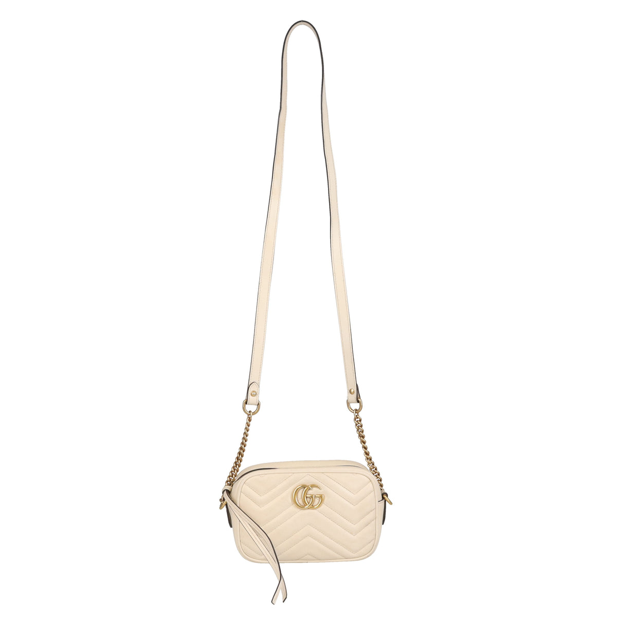 Gucci Marmont Old Model Mini Camera Bag Ivory GHW