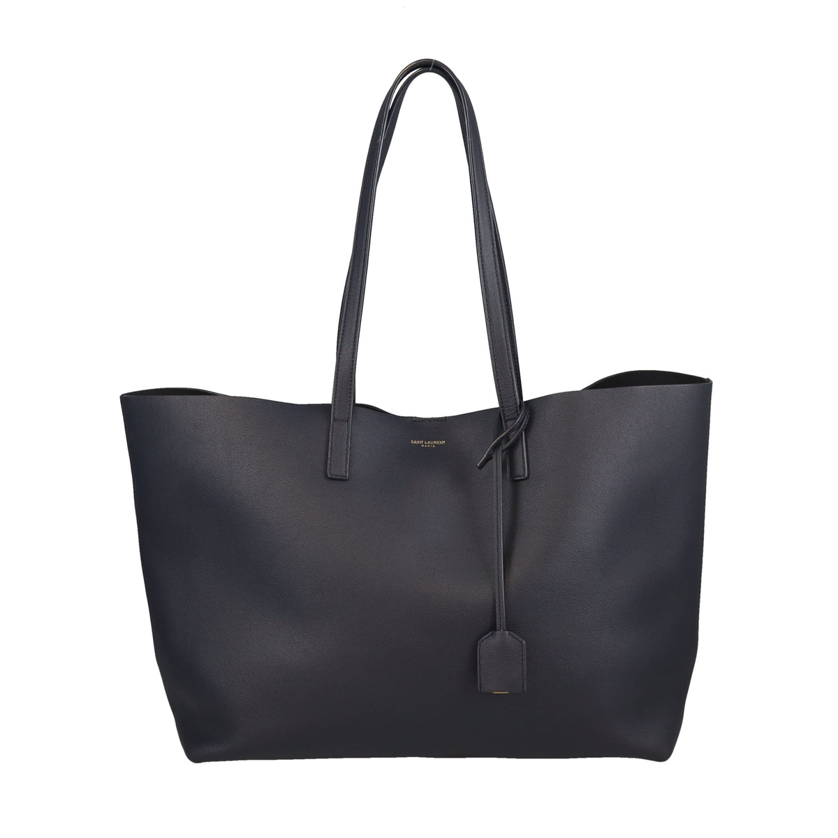 Saint Laurent East West Shopping Tote Navy