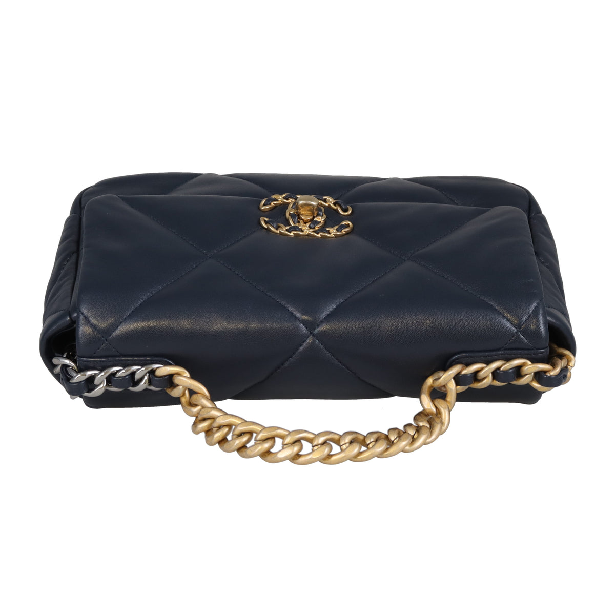 Chanel 19 Small Navy 2021  2