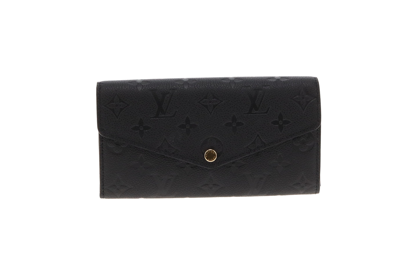 Louis Vuitton Sarah Wallet Black Empreinte Leather (NFID)