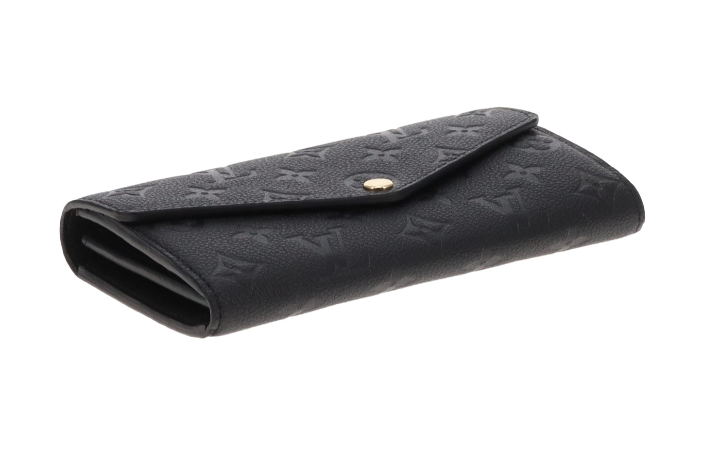 Louis Vuitton Sarah Wallet Black Empreinte Leather (NFID)