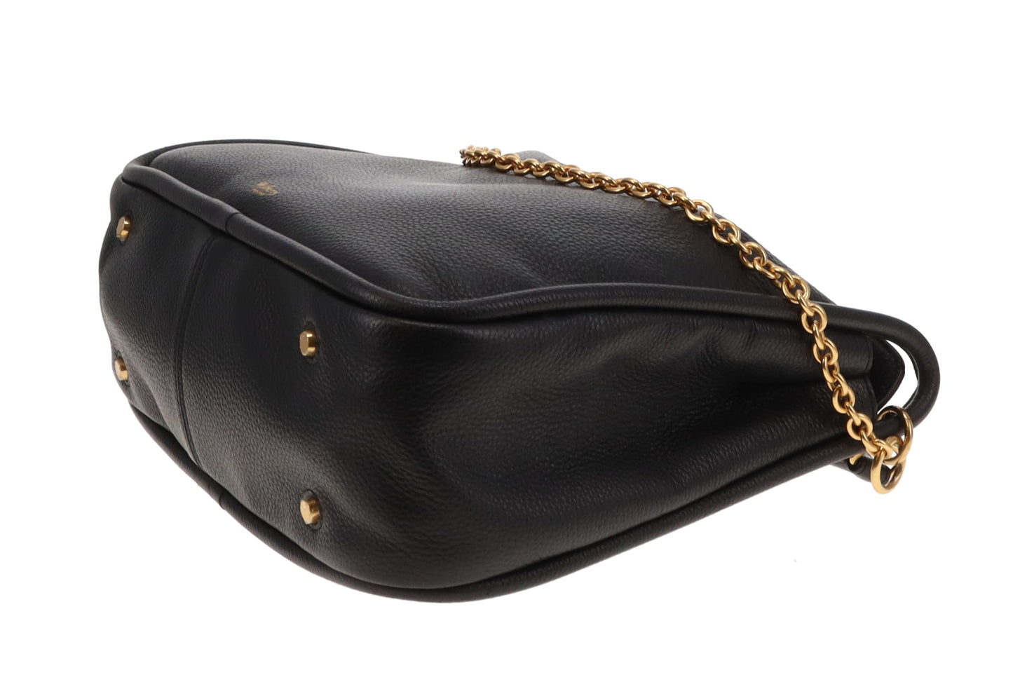Mulberry Leighton Hobo Black Leather GHW
