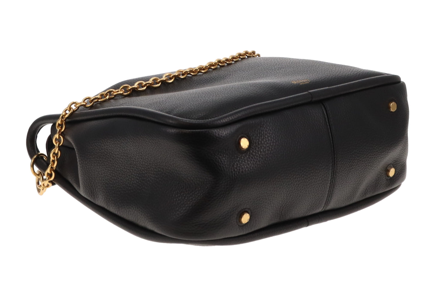 Mulberry Leighton Hobo Black Leather GHW