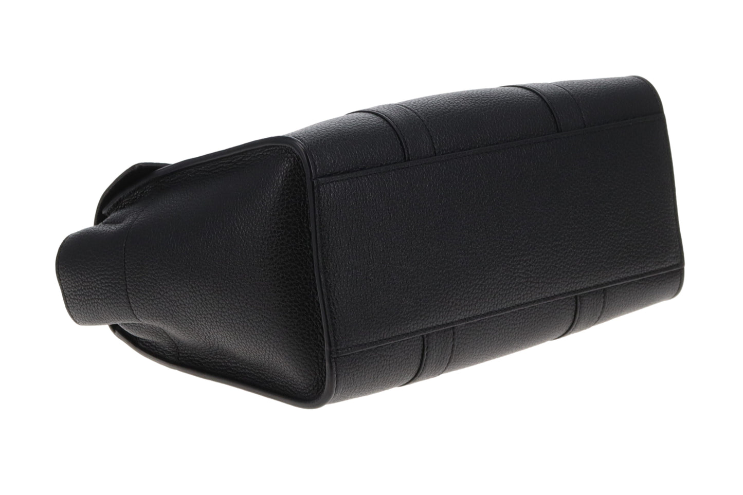 Mulberry Small Bayswater with Strap Black Classic Grain GHW