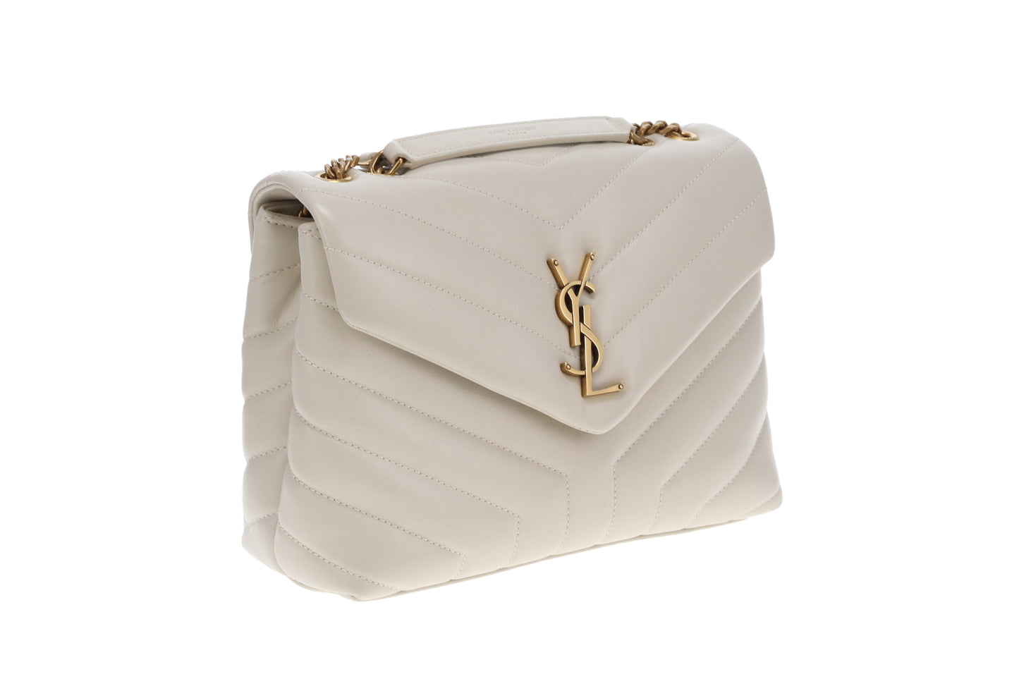 Saint Laurent Loulou Small Blanc Vintage GHW 2021