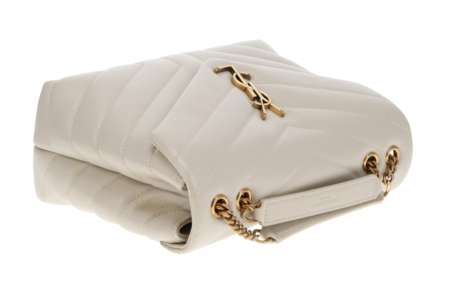 Saint Laurent Loulou Small Blanc Vintage GHW 2021