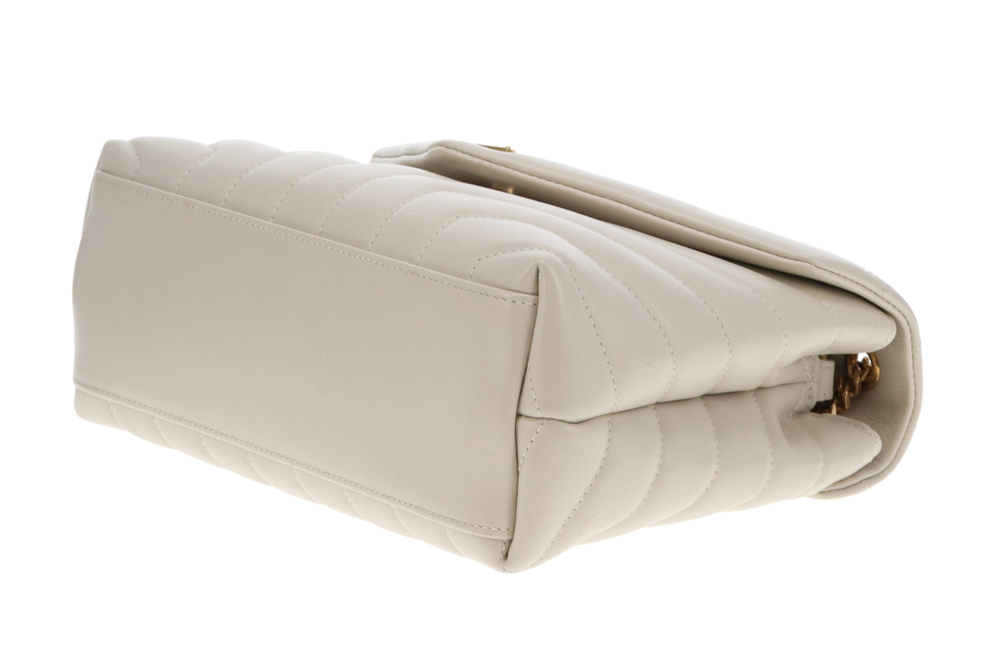 Saint Laurent Loulou Small Blanc Vintage GHW 2021