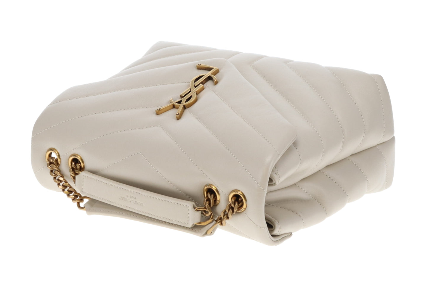 Saint Laurent Loulou Small Blanc Vintage GHW 2021