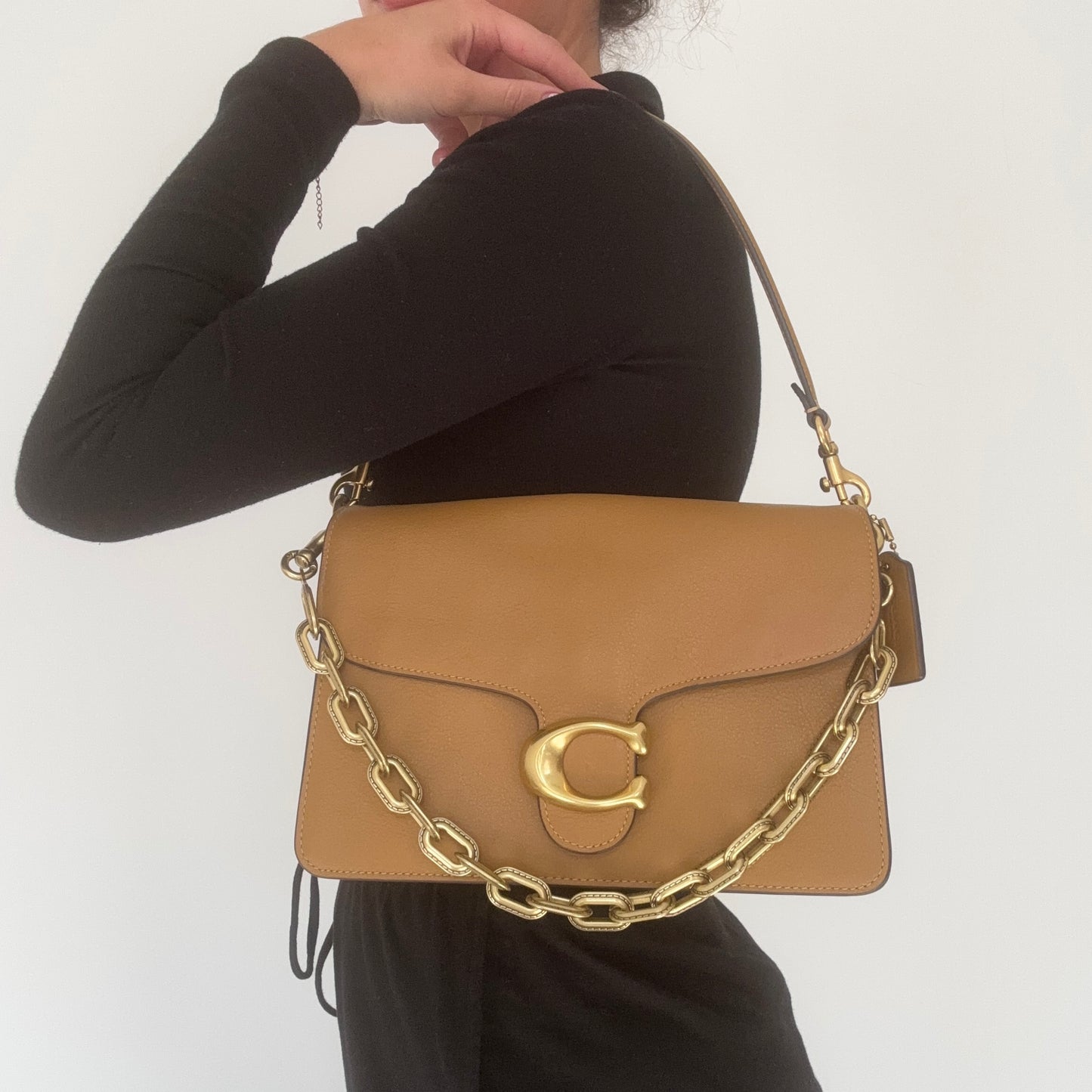 Coach Tabby Chain Honey Brown
