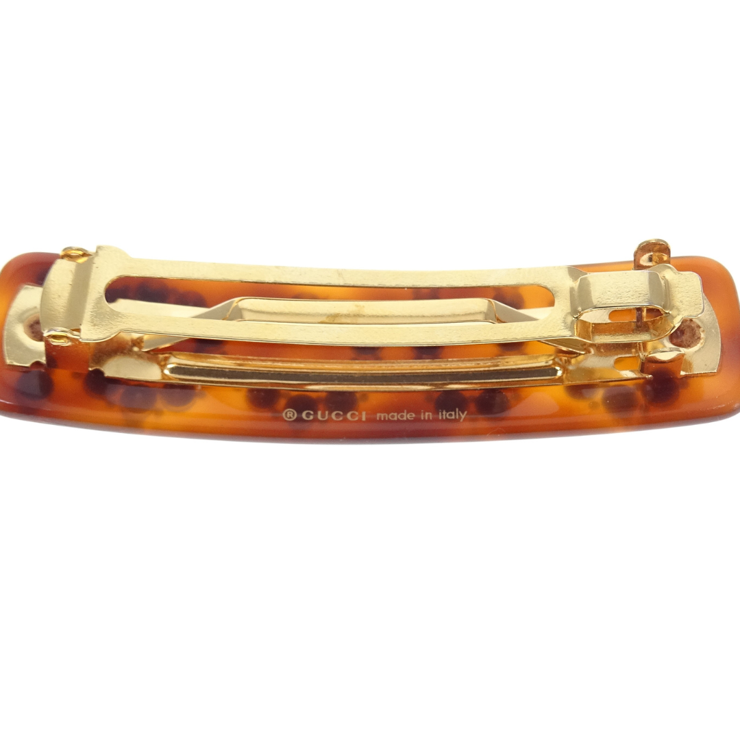 Gucci Crystal Logo Single Hair Clip