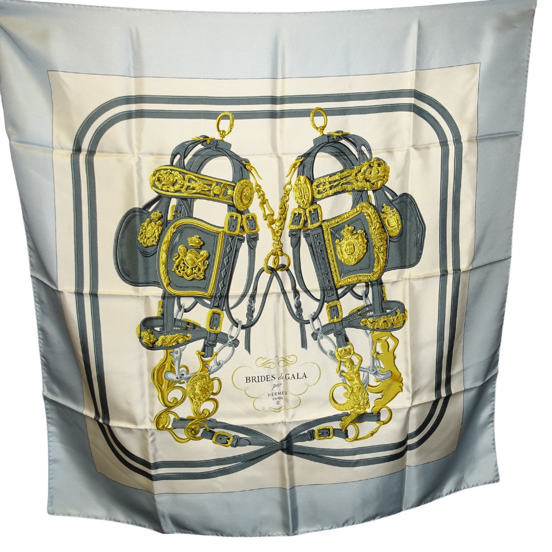 Hermes Brides de Gala 100% Silk Scarf 90
