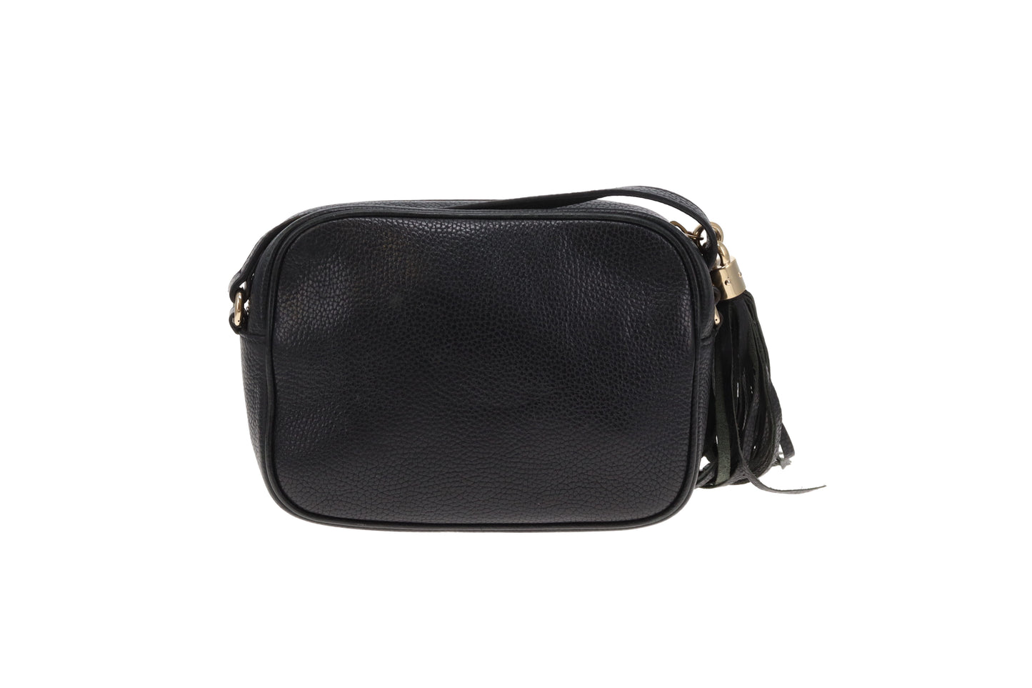 Gucci Soho Disco Black Camera Bag Grained Leather