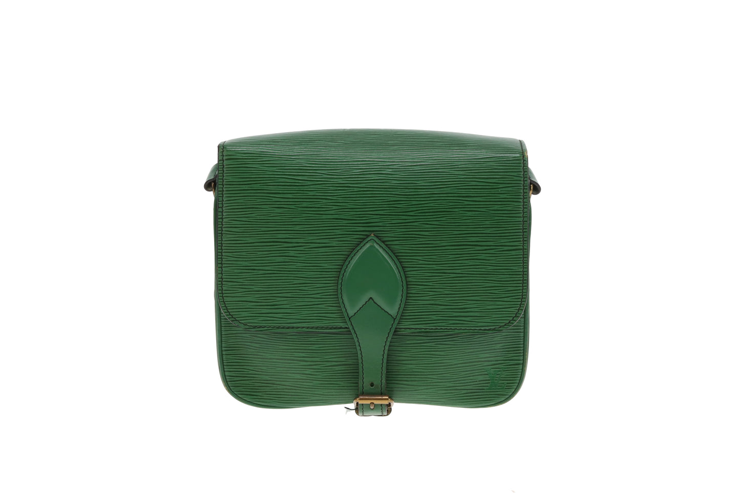 Louis Vuitton Cartouchiere Borneo Green Epi Leather Vintage