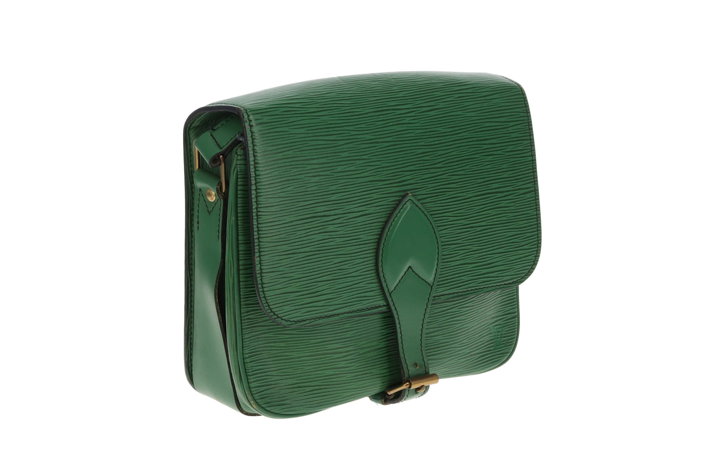 Louis Vuitton Cartouchiere Borneo Green Epi Leather Vintage