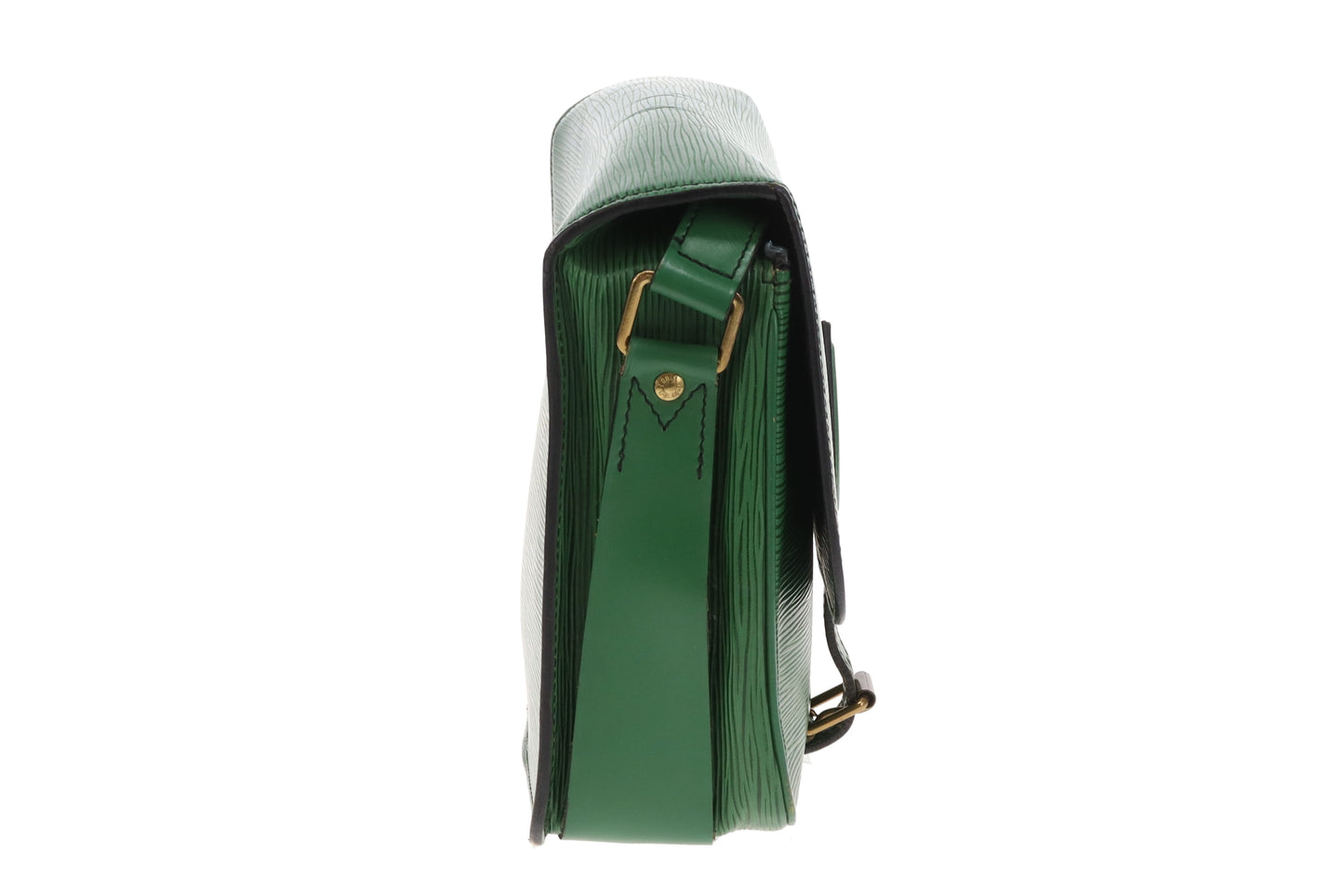 Louis Vuitton Cartouchiere Borneo Green Epi Leather Vintage