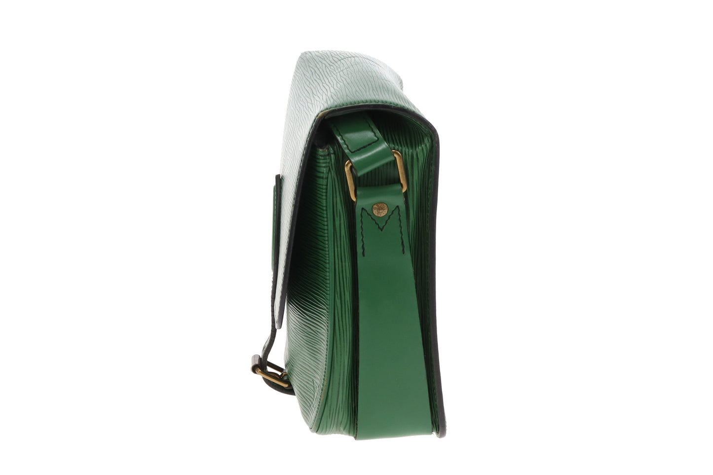 Louis Vuitton Cartouchiere Borneo Green Epi Leather Vintage