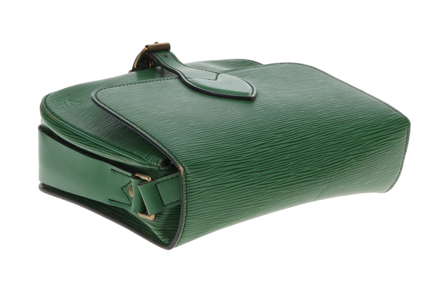Louis Vuitton Cartouchiere Borneo Green Epi Leather Vintage