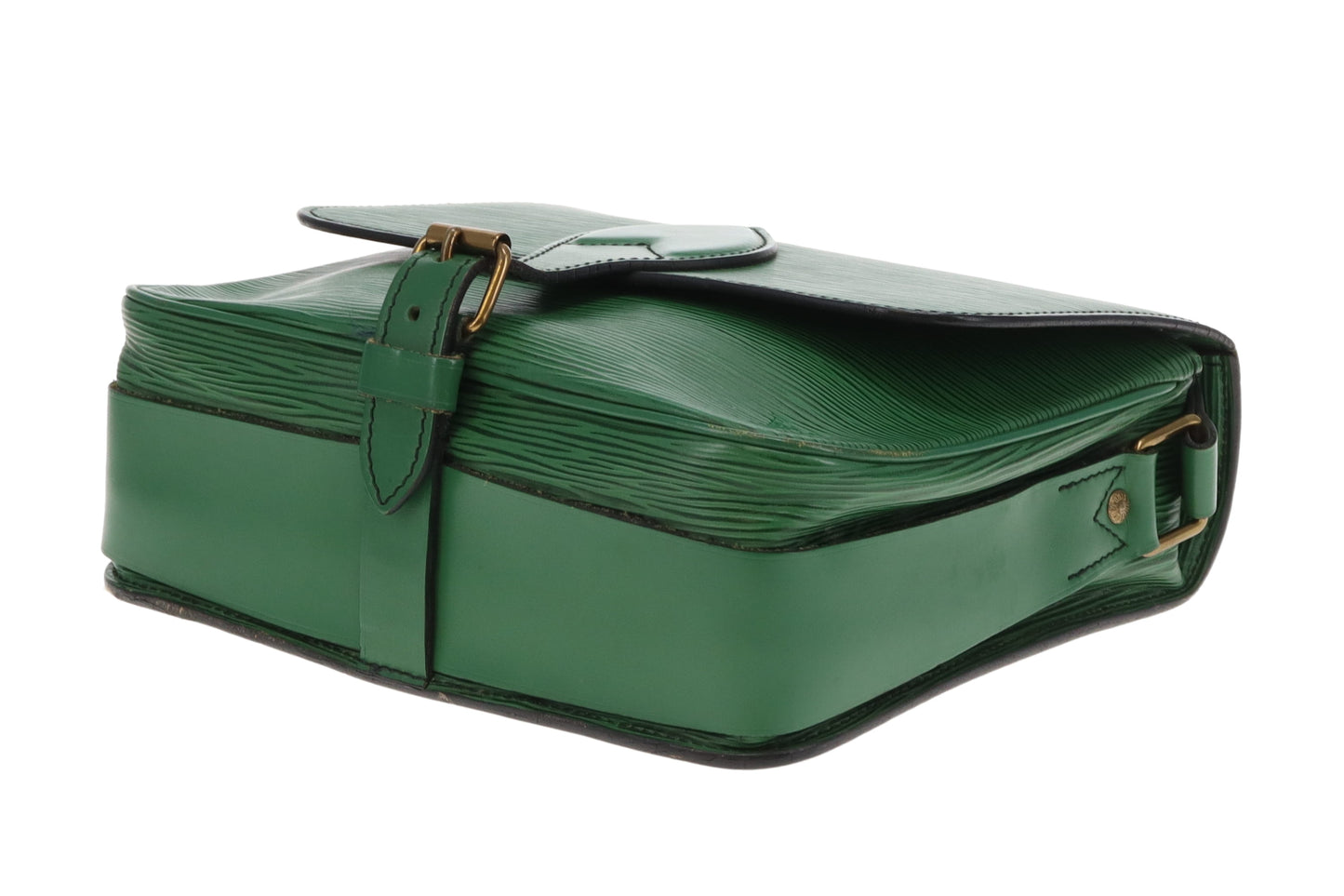 Louis Vuitton Cartouchiere Borneo Green Epi Leather Vintage