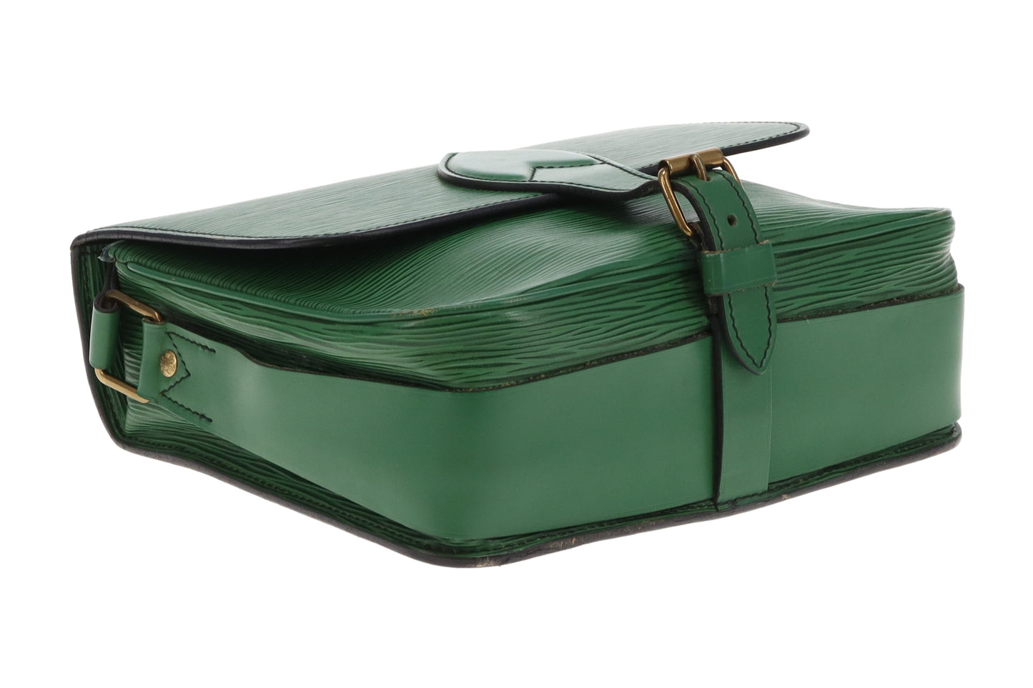 Louis Vuitton Cartouchiere Borneo Green Epi Leather Vintage