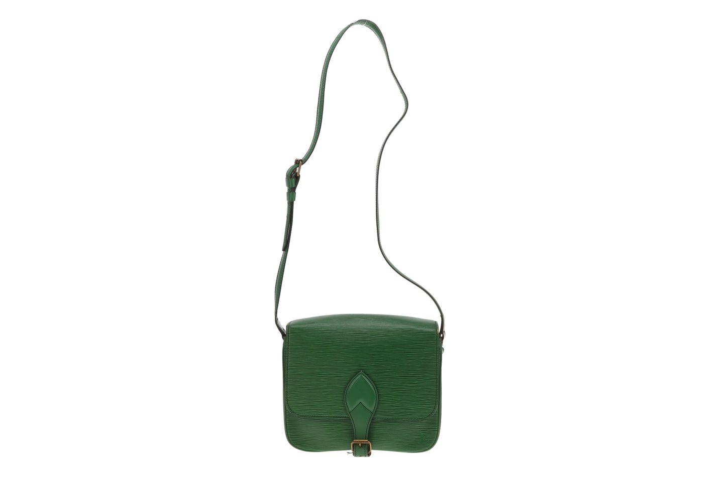 Louis Vuitton Cartouchiere Borneo Green Epi Leather Vintage
