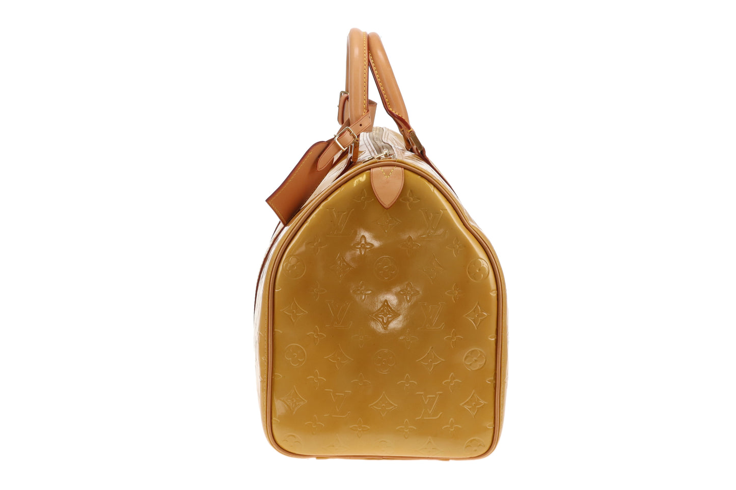 Louis Vuitton Mercer Keepall 50 Gold Vernis Leather BA0948