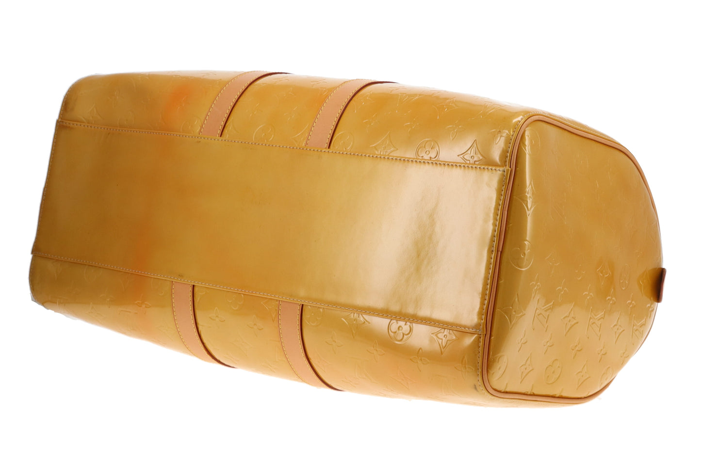 Louis Vuitton Mercer Keepall 50 Gold Vernis Leather BA0948