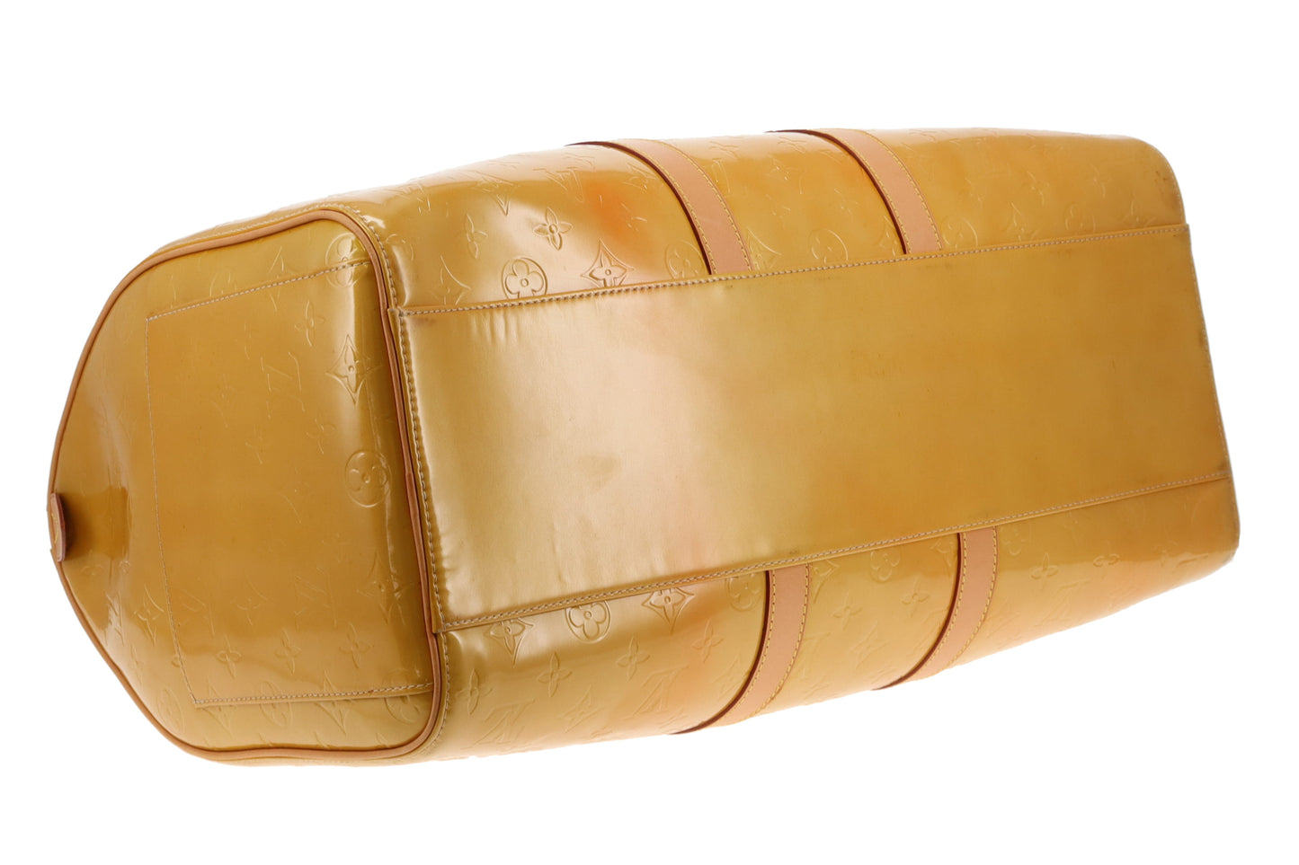Louis Vuitton Mercer Keepall 50 Gold Vernis Leather BA0948