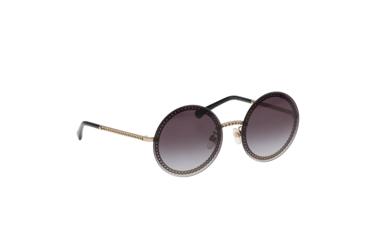 Chanel Sunglasses 4245 Round Chain Detail