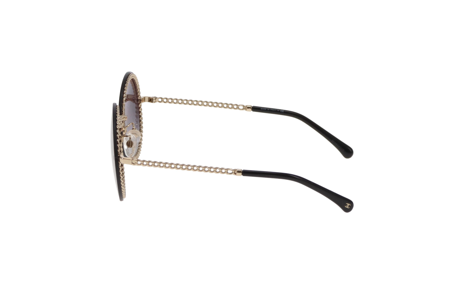 Chanel Sunglasses 4245 Round Chain Detail