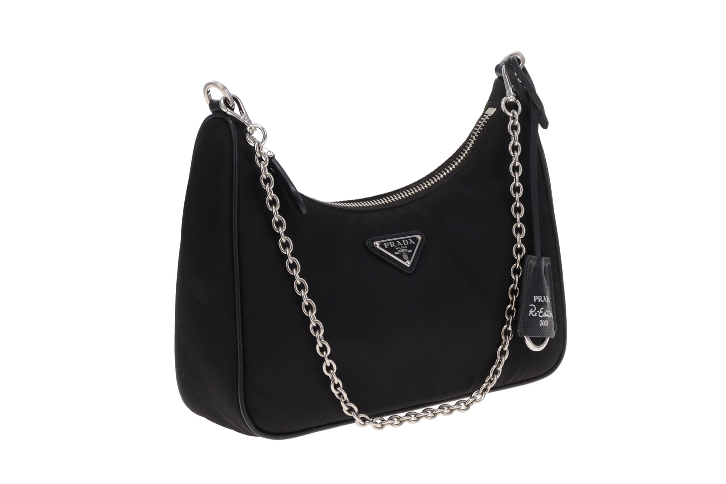 Prada Re-Edition 2005 Mini Bag Black SHW