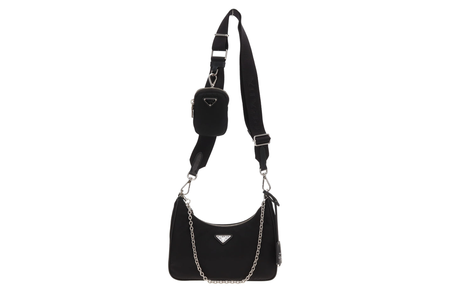Prada Re-Edition 2005 Mini Bag Black SHW