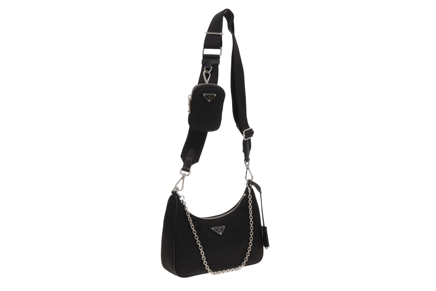 Prada Re-Edition 2005 Mini Bag Black SHW