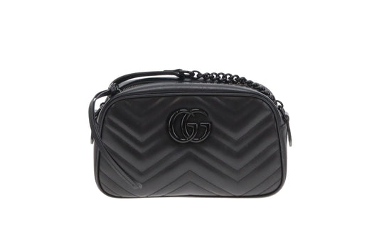 Gucci Marmont Small Camera Bag All Black
