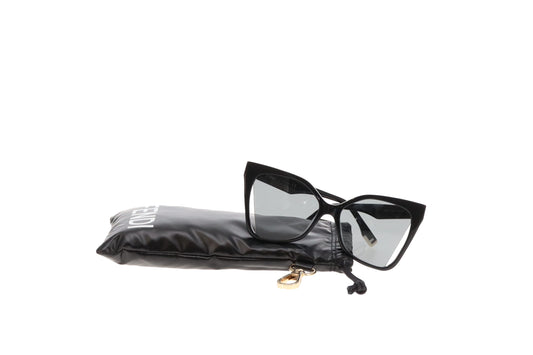 Fendi Cat Eye Modern Black Runway Sunglasses