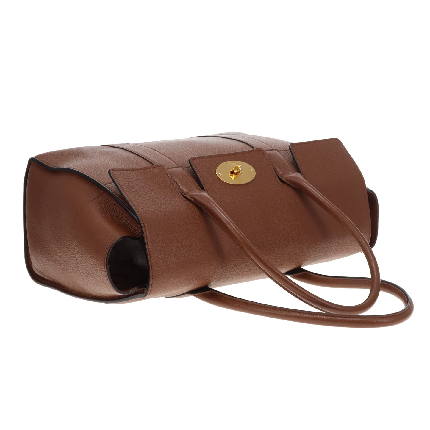 Mulberry Bayswater Oak Small Classic Grain Gold HW