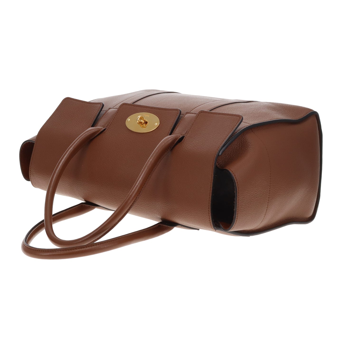 Mulberry Bayswater Oak Small Classic Grain Gold HW