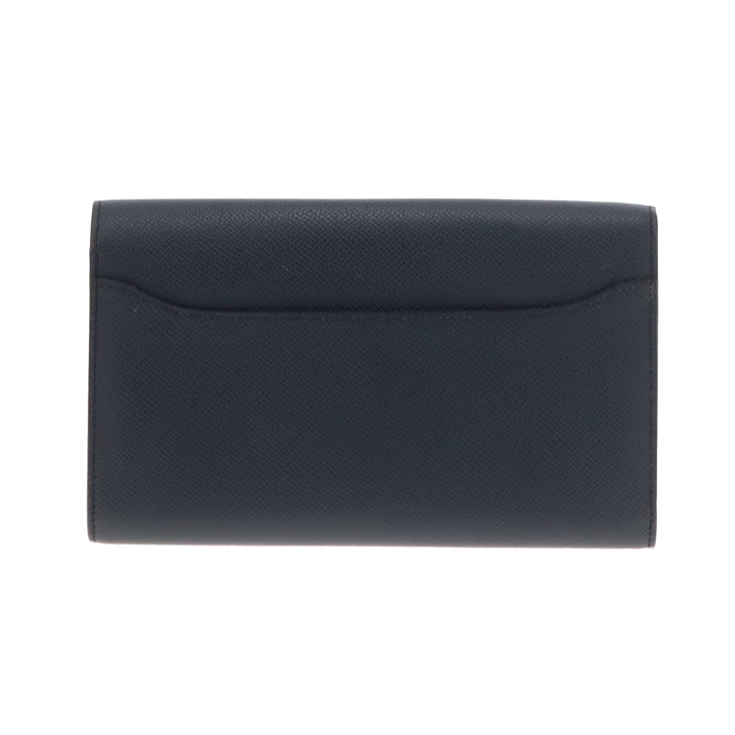 Hermes Constance Long Wallet Navy Epsom PHW 2018