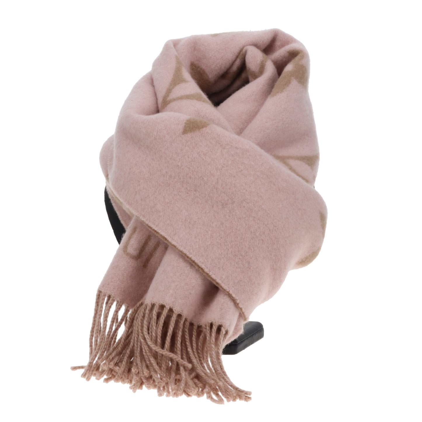 Écharpe Louis Vuitton Reykjavik Beige Rose 100% Cachemire