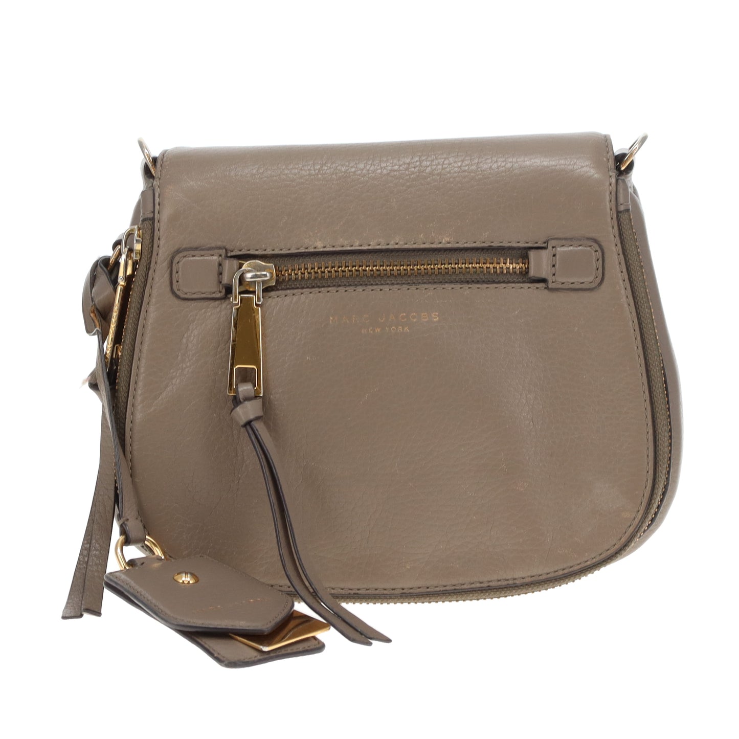 Marc Jacobs Recruit Small Saddle Bag Cement