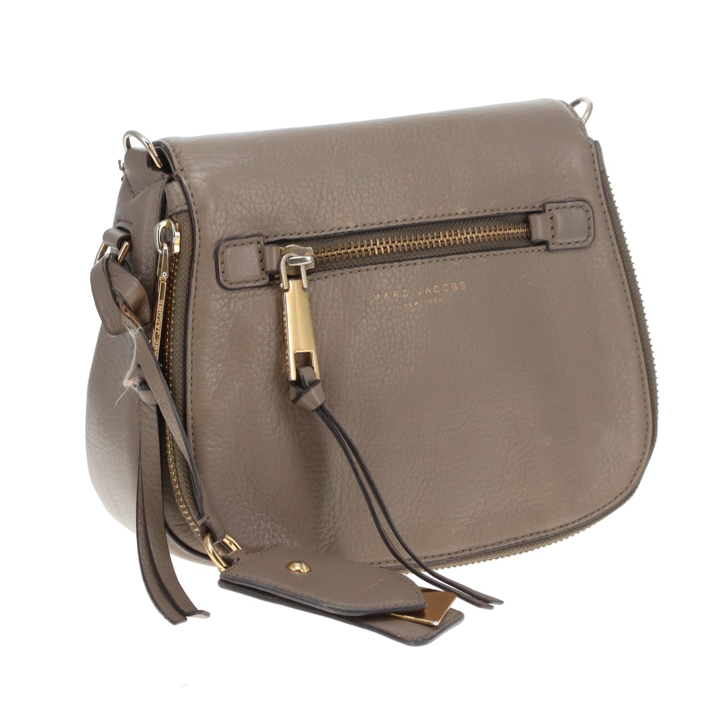 Marc Jacobs Recruit Small Saddle Bag Cement