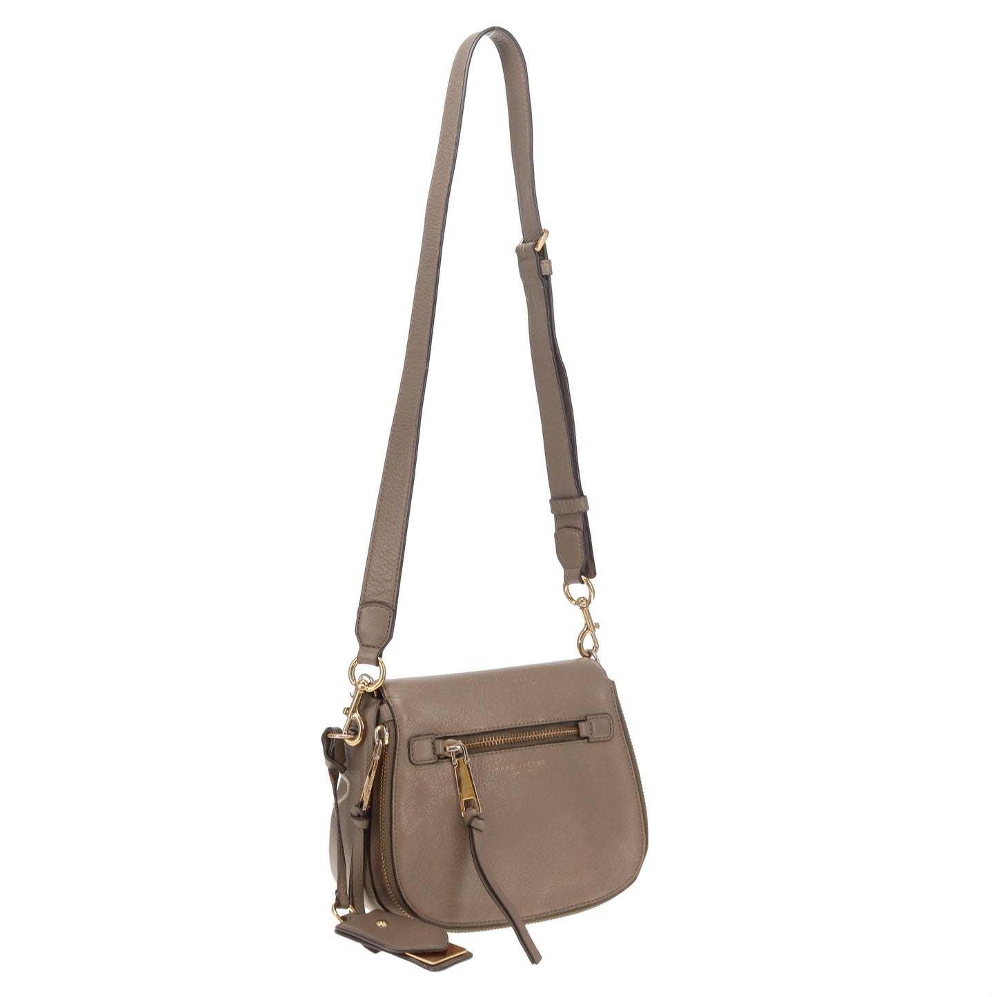Marc Jacobs Recruit Small Saddle Bag Cement