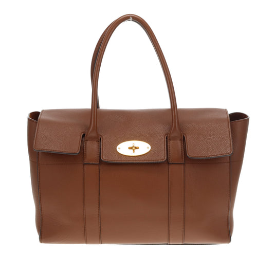 Mulberry Bayswater Oak Small Classic Grain Gold HW