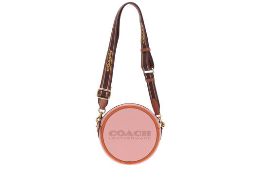 Coach Kia Circle Leather Bag in Colourblock