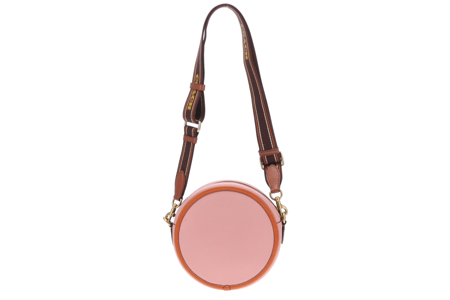 Coach Kia Circle Leather Bag in Colourblock
