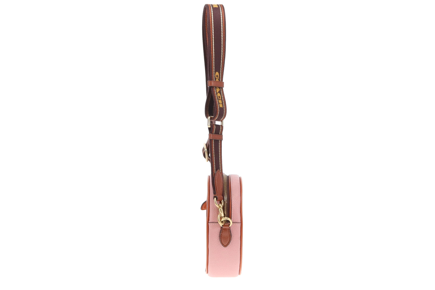 Coach Kia Circle Leather Bag in Colourblock