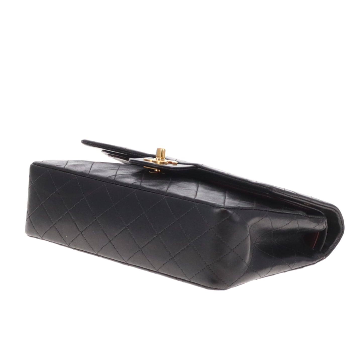 Chanel Classic Double Flap Medium Black Lambskin Gold Hardware 94/96