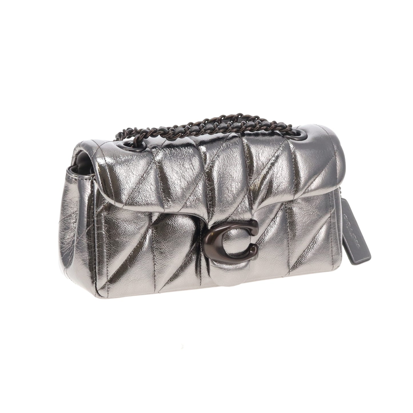 Coach Tabby 20 Quilted Metallic Leather